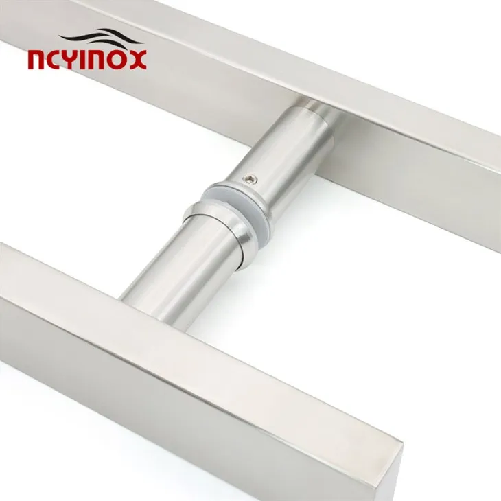 Model JM-708B Stainless Steel Glass Door Handle